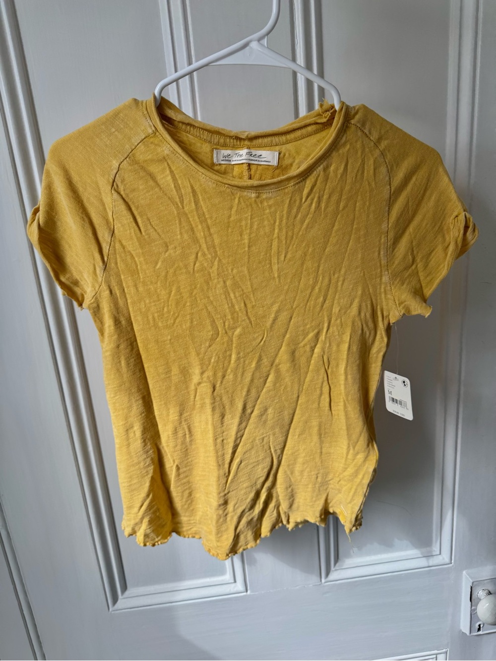 We The Free Yellow Crewneck Tee